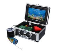 Sondeur de Poisson, Kit de caméra vidéo pêche sous-Marine 7 Pouces 1000TVL 12 LED PCS Lampe Infrarouge Lumières Vidéo Fish Fisher Finder Lake sous-Marine Cam(F007M-15M-IR)