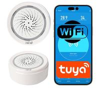 Sone Smart One Sirène d'alarme WiFi avec mesure de la température et de l'humidité Tuya