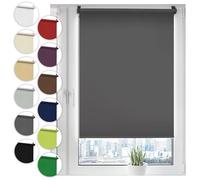 Sonello Store occultant Klemmfix sans percage 25cm x 150cm Gris, Store Enrouleur Opaque pour fenêtres et Portes, Fixation avec ou sans perçage, Kit de Montage Inclus, Protection Solaire