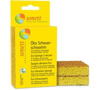 Sonett Lot de 2 Éponges à Récurer Écologiques - 1 sachet