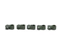 Sonew 50 Pcs 11 Mm Clips de Support pour Plantes, Connecteurs de Joint Universels pour Support de Piquets de Plantes Réglable, Organisant des Tiges de dans des Pots de Jardin