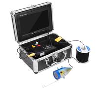 Sonew 7in Caméra de Pêche sous-Marine 1000tvl HD Détecteur de Poisson avec 12 LED, Câble 30 M/98.4ft, pour L'aquaculture, Océan/Lac/Pêche(Moi)