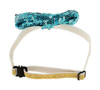 Sonew Anniversaire Mignon pour Animaux de Compagnie pour Chiens et Chats avec Nœud Papillon, Chapeau de Fête Nœud Papillon en Bleu (Blue)