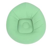 Sonew Chaise Gonflable sans Sac, Chaise Longue Ergonomique en PVC floqué Souple, pour Salon, Chambre à Coucher, Meubles Gonflables Portables d'extérieur (Green)