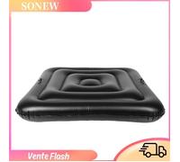 Sonew Couverture gonflable de spa Couverture de bain à remous gonflable, couvercle à économie jouets brassard Avec poignée