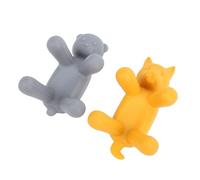 Sonew Ensemble de 2 Porte-éponges en Silicone - Support d'évier de Cuisine Mignon pour éponge et Barre - Conception Compacte Verticale Permettant d'économiser de l'espace pour la Décoration de