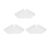 Sonew Étagères d'angle en Acrylique Transparent, étagères Murales Flottantes d'angle à 90 Degrés pour Salle de Bain, Douche, Salon, Chambre à Coucher, Rangement de Cuisine