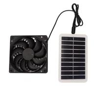 Sonew Extracteur d'air à énergie solaire Ventilateur d'extraction de panneau d'énergie solaire 15W extracteur d'air portatif à