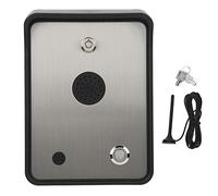 Sonew Kit de Contrôleur D'alarme, Alarme D'interphone Audio Mains Libres GSM Help, Système de Contrôle D'accès étanche pour Point D'appel d'urgence, avec Contrôleur d'alimentation AC DC12 24V