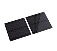 Sonew Kit Panneau Solaire Polycristallin 0.3W 98x98mm, 2 Pièces Portable