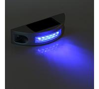 Sonew Lampes LED d'extérieur à énergie Solaire avec Construction en Aluminium moulé, éclairage étanche pour Allée et Allée, Lampe de Route Solaire économe en énergie, Bleu (bleu