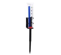 Sonew Pluviomètre Décoratif Extérieur avec Support Piquet Métallique,