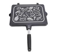 Sonew Poêle à Griller Double Face pour Cuisinière, Presse Antiadhésive avec Chauffage Uniforme et Poignée Résistante à la Chaleur, Polyvalente pour Panini Quesadilla, Petit Déjeuner, Cuisine