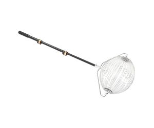 Sonew Ramasseur de Noix de Jardin en Acier Inoxydable, Outil de Collecte de Balles de Tennis Télescopiques de 4,3 Pieds, Outil de Collecte d'écrous à Rouleau Supérieur pour Noix de Pécan et avec