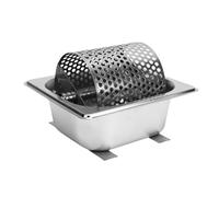 Sonew Rouleau de Roue en Acier Inoxydable 304, pour Croûte Dorée, Propagation Uniforme, Accessoire de Gril de Cuisine, Hamburgers, Pain, Barbecue