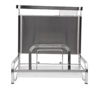 Sonew Support de Cuisine Multifonctionnel en Acier Inoxydable pour Planches à Découper, Baguettes et Ustensiles |Égouttoir à Ustensiles en Acier 304 avec Bac de Drainage |Support de Rangement pour
