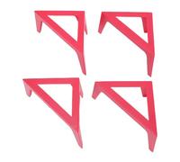 Sonew Supports de Peinture ABS pour Artistes, 8 Paquets de Rehausseurs de Pieds, Support Portable pour Supports de Peinture Intérieur et Extérieur, Fournitures de Dessin (rouge)