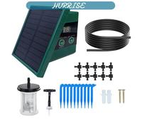 Sonew système d'irrigation pour jardin Système D'irrigation Goutte à Goutte Automatique Solaire, Dispositifs piscine jardin Vert