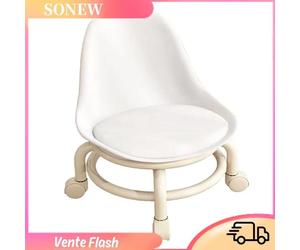 Sonew tabouret à roulettes de faible hauteur Sonew tabouret bas avec roulettes Tabouret roulant bas pour meuble tabouret
