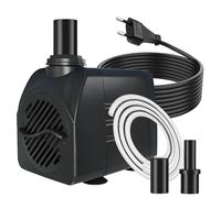 SongLong Pompe de Fontaine Ultra Silencieuse 10W 600 L/H | Câble 3m | Idéale pour Fontaine de Jardin, Bassin, Installations Hydroponiques