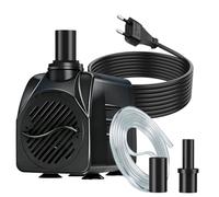 SongLong Pompe de Fontaine Ultra Silencieuse 16W 800 L/H | Câble 3m | Idéale pour Fontaine de Jardin, Bassin, Installations Hydroponiques