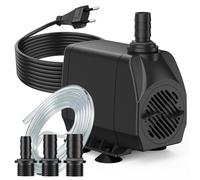 SongLong Pompe de Fontaine Ultra Silencieuse 45W 2500 L/H | Protection Contre la Surchauffe & Câble 3m | Idéale pour Fontaine de Jardin, Bassin, Installations Hydroponiques