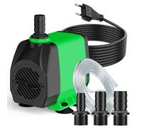 SongLong Pompe de Fontaine Ultra Silencieuse 60W 3000 L/H | Protection Contre la Surchauffe & Câble 3m | Idéale pour Fontaine de Jardin, Bassin, Installations Hydroponiques
