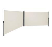 SONGMICS 160 x 600 cm, 180 x 600 cm, 200 x 600 cm, rideau latéral rétractable, protection de la vie privée, pare-soleil, séparateur avec tissu polyester renforcé 280 g/㎡,