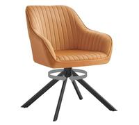 SONGMICS Chaise Salle à Manger, Pivotante, Rembourrée, Velours