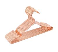 SONGMICS Cintre, Lot de 20, Cintres en Métal, Chromé, Antirouille, Gain de Place, Résistant, Longueur 35 cm, Rose Gold CRI45R-20