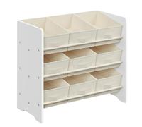 Rangement De Jouets, Étagère De Jouets Pour Enfants Avec 9 Boîtes En Molleton, Pour Chambre D'enfant Et Salle De Jeux, Spacieuse, 29, 5 X 6