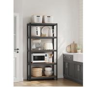 SONGMICS Étagère de Rangement - Marron Rustique - 180 x 90 x 40 cm - Charge maximale 875 kg