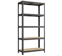 SONGMICS Étagèreà 5 Niveaux, 180 x 90 x 40 cm, Capacité 875 kg, Planches Réglables, Gris