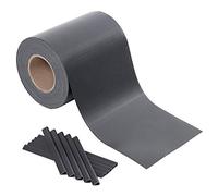 SONGMICS GPJ100GY Film Brise-Vue en PVC avec 50 Clips de Fixation Anthracite 100 m x 19 cm
