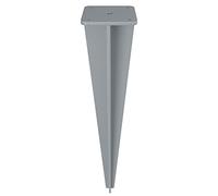 SONGMICS Piquet de Sol pour Store Latéral, Ancrage de Terre | Accessoire de Fixation, Compatible avec Stores Latéraux avec Poteaux de Support en Acier, Gris, Collection SHELD GSA501Y01