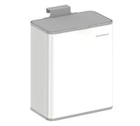 SONGMICS Poubelle de Cuisine Murale, 8 L, avec Couvercle
