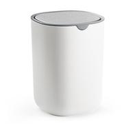 SONGMICS Poubelle de table avec couvercle basculant en acier inoxydable 1,5 l