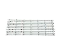SONGYAWEIEU 10 pièces/ensemble LED bandes de rétro-éclairage for 55EQ6 ST5461D18-2TV LED55D07A-ZC59AG-02D 5500M009(10 PCS For 1 TV)
