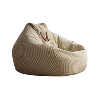SONGYL-20249 pour Chambre Pouf avec à Motif rayé, canapé Paresseux for Salon et Chambre Coucher(Yellow,Grand)