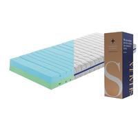 SONHO Matelas 90X200 BELICE en Mousse Hauteur 20 cm | 2 fermetés en 1 | Niveau de dureté H2 et H3 | Articulé
