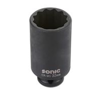 Douille à choc SONIC 1/2" 30 mm 12-kant tief