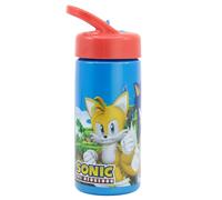 Stor S.L. Bouteille d'eau de sport Sonic avec paille et poignée intégrée 410 ml