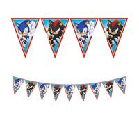 Sonic Paper Triangle Flag Banner
