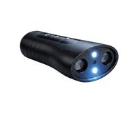 Sonic Paw Répulsif à ultrasons portable pour chiens - Dispositif à ultrasons anti-aboiements et entraînement avec double fréquence et lampe de poche LED - Répulsif pour chien de poche de sécurité et
