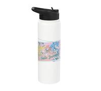 Sonic The Hedgehog Collection printemps-été Stainless Steel Insulated Water Bottle