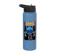 Sonic the Hedgehog Comic Cover Issue 12 Stainless Steel Insulated Water Bottle