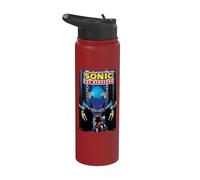 Sonic the Hedgehog Comic Cover Issue 12 Stainless Steel Insulated Water Bottle