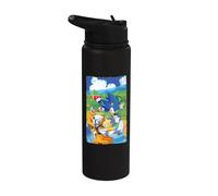 Sonic the Hedgehog Comic Cover Issue 4 Stainless Steel Insulated Water Bottle