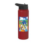 Sonic the Hedgehog Comic Cover Issue 4 Stainless Steel Insulated Water Bottle
