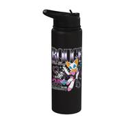 Sonic the Hedgehog Rouge 25th Anniversary Distressed Stainless Steel Insulated Water Bottle